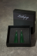 Earrings GIADA / METALLIC GREEN